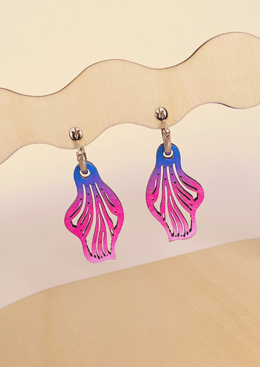 Flowing Petal Earrings
