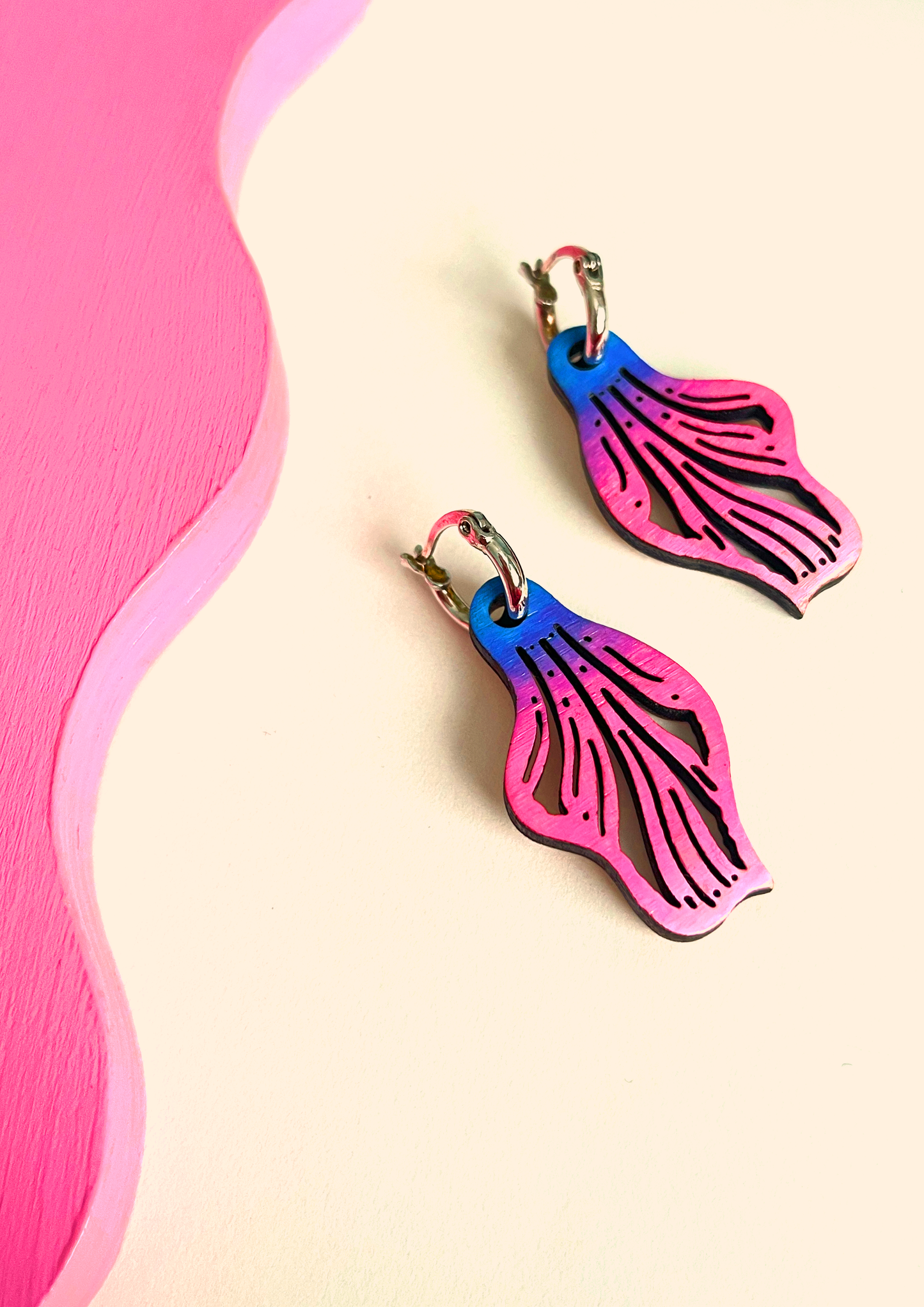 Flowing Petal Earrings