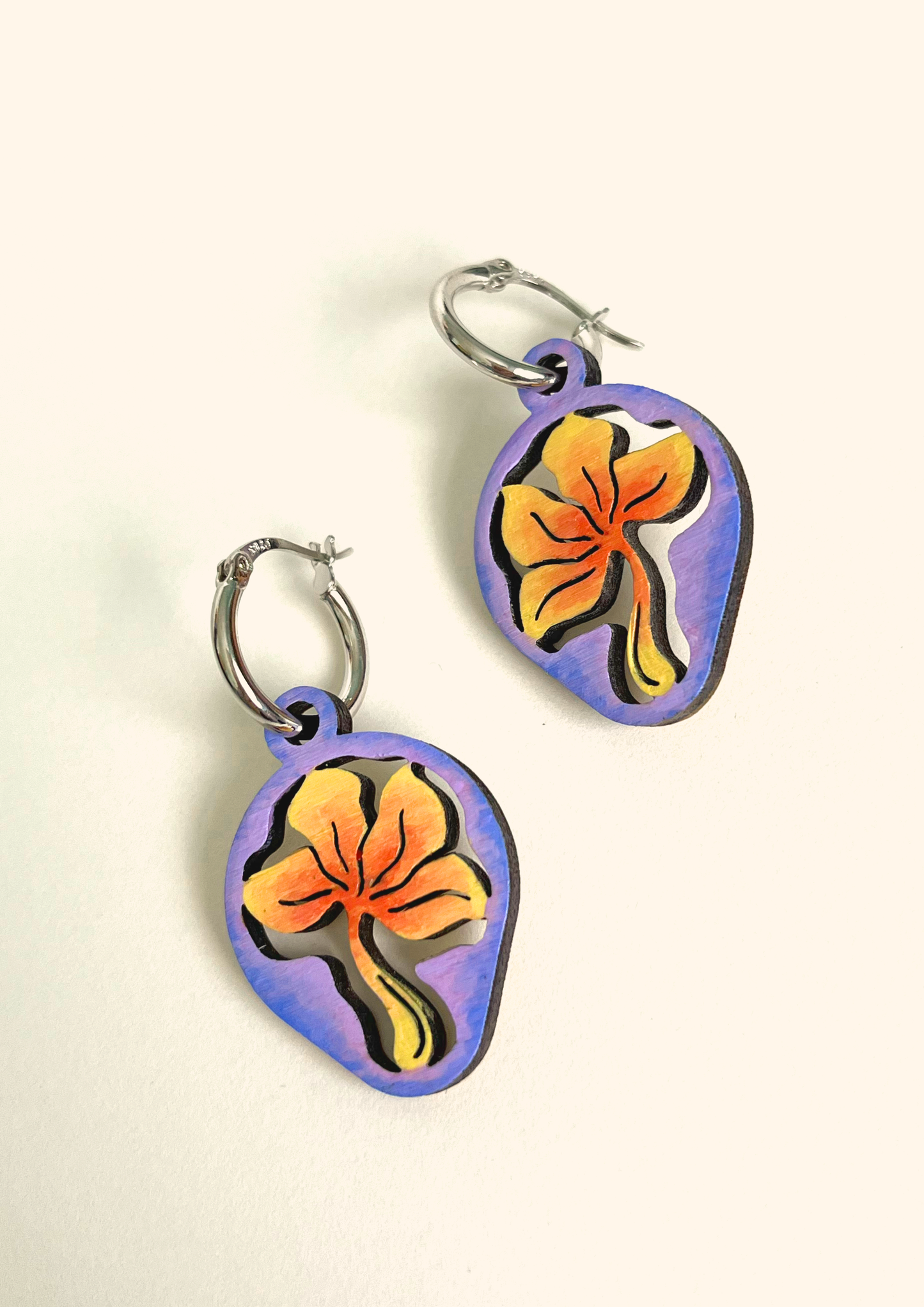 Sunset Flower Earrings