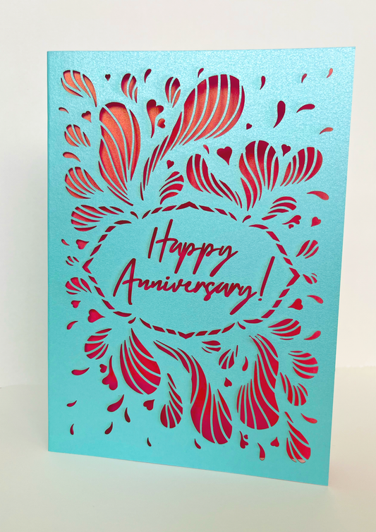 Laser-cut Personalised Card
