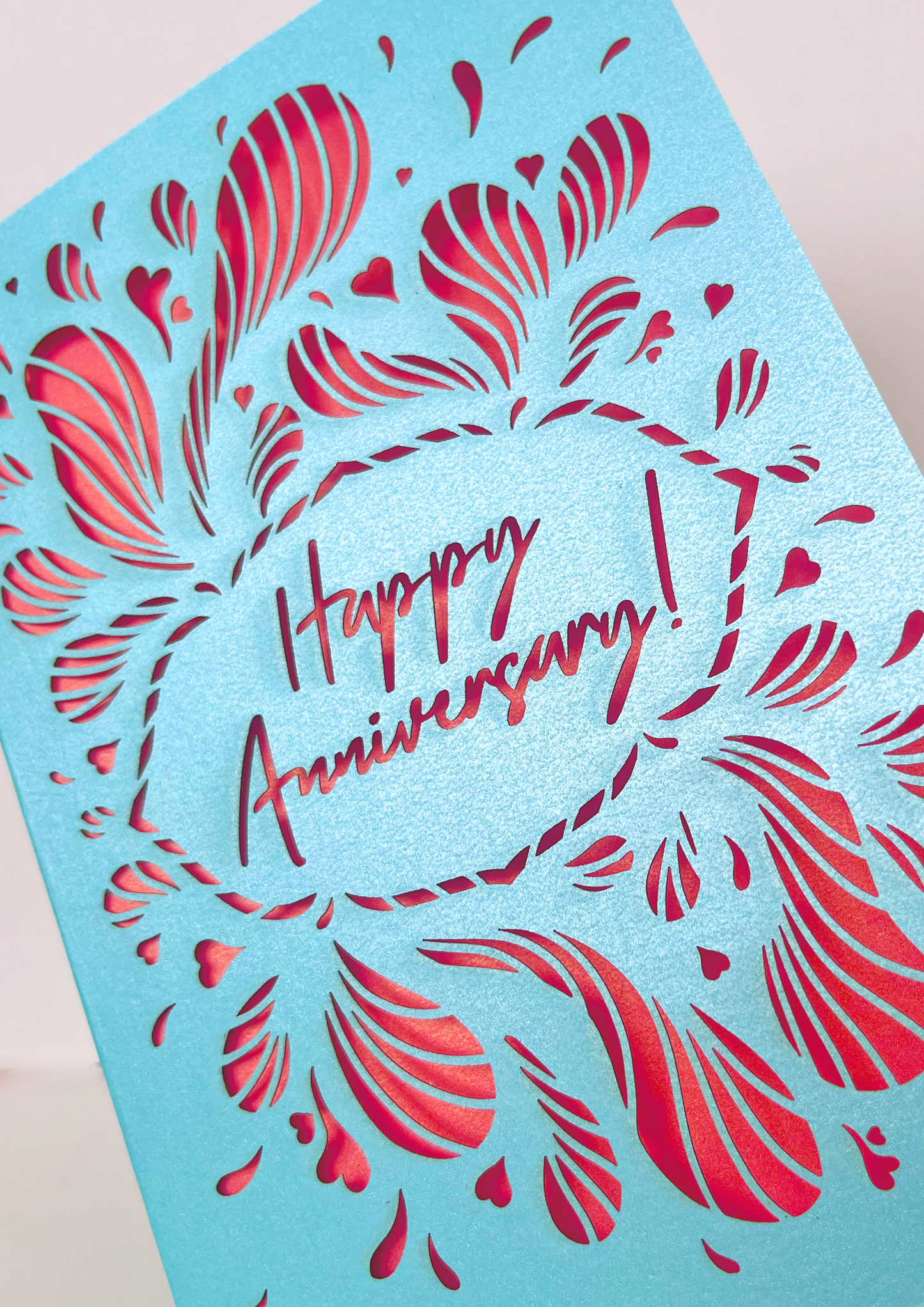 Laser-cut Personalised Card