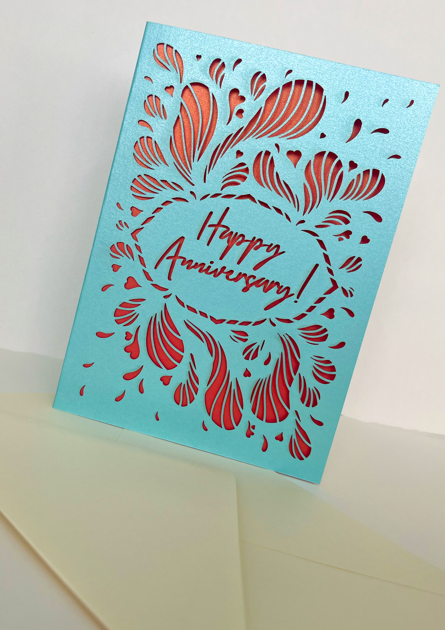 Laser-cut Personalised Card