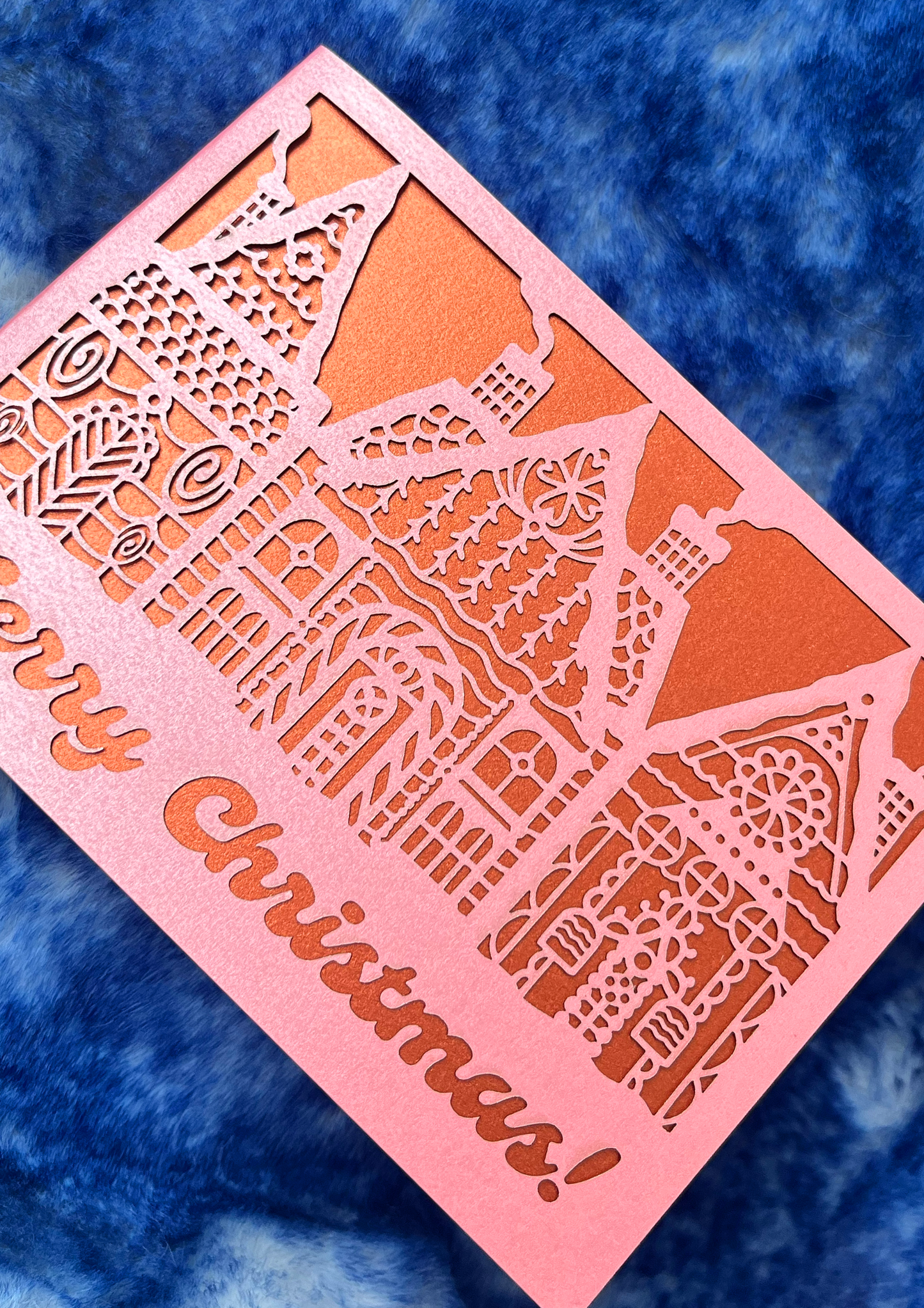 Laser-cut A6 Gingerbread Christmas Card Sets
