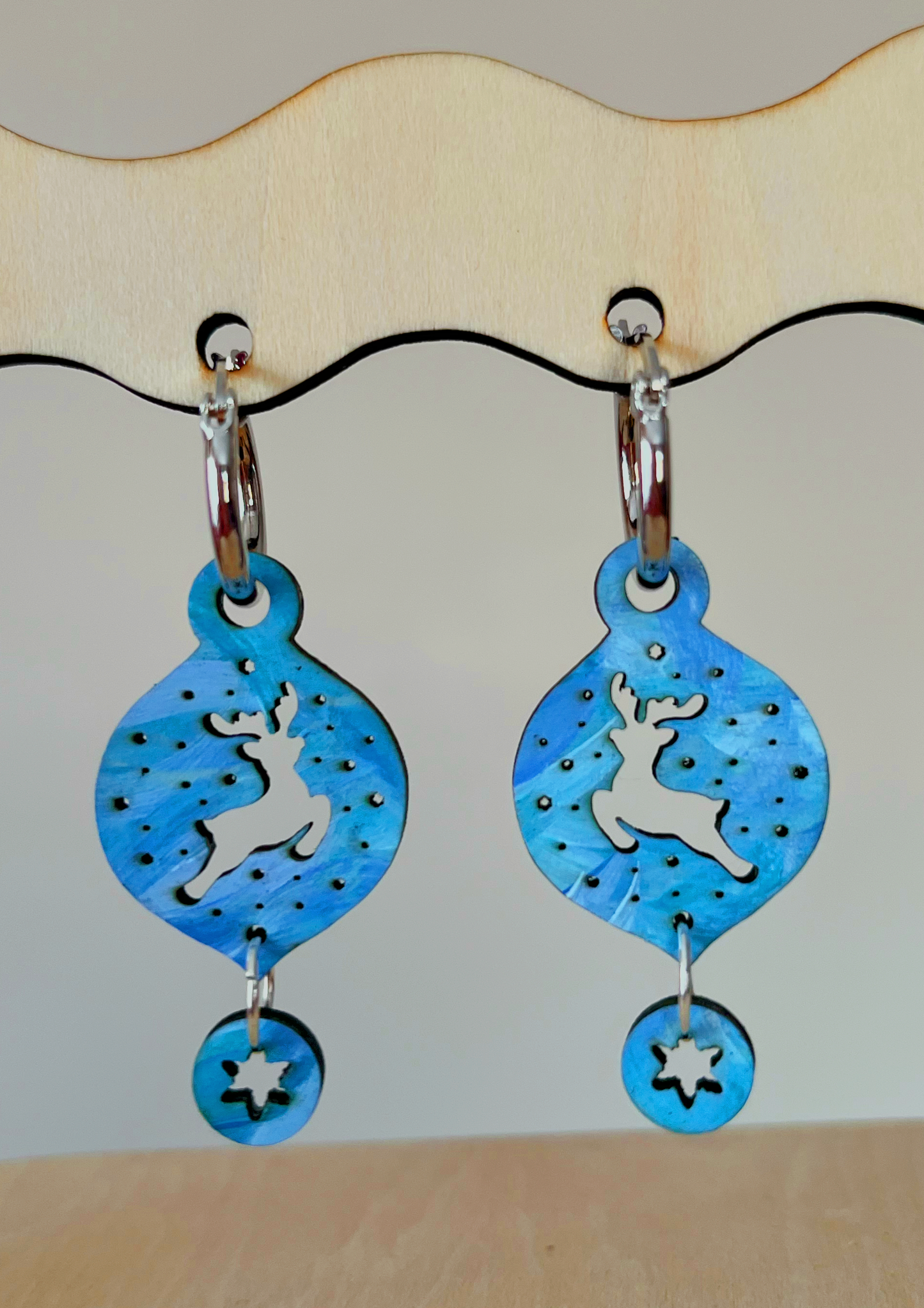 Flying Reindeer Earrings