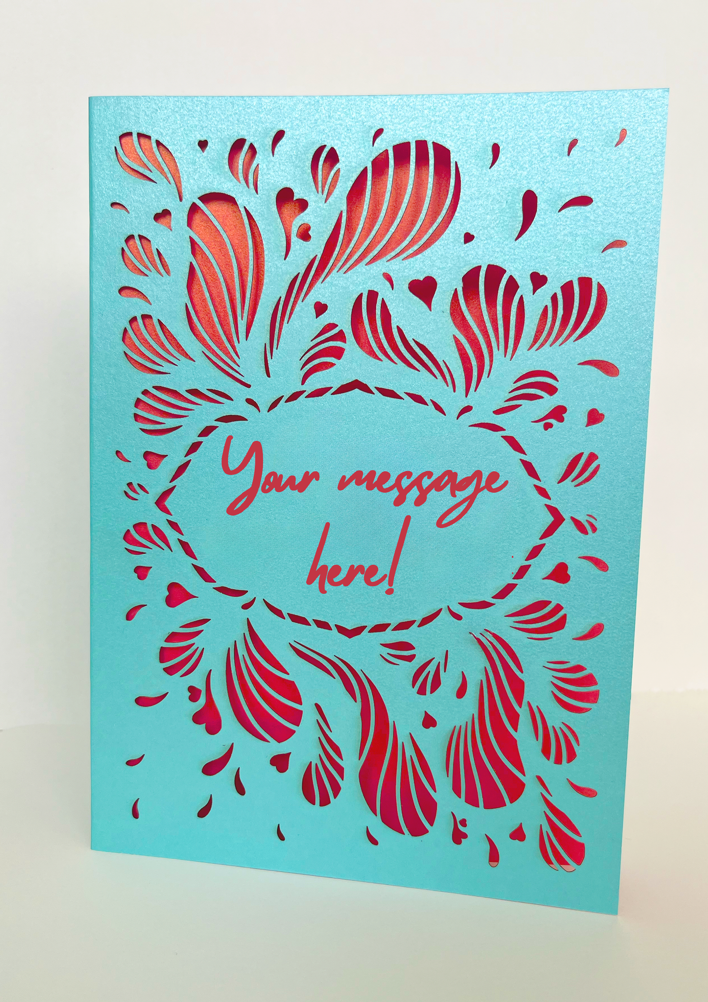 Laser-cut Personalised Card