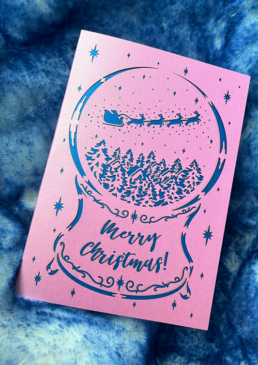Laser-cut A5 Christmas Cards