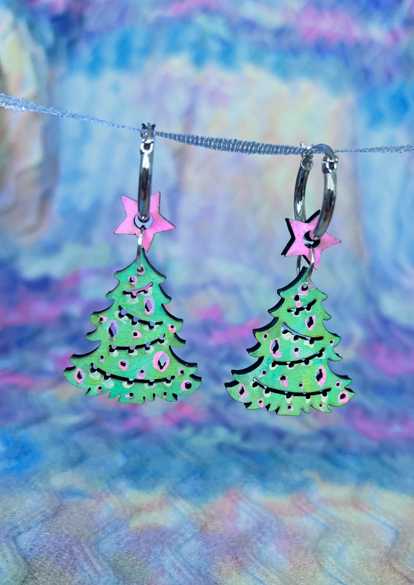 Christmas Tree Earrings